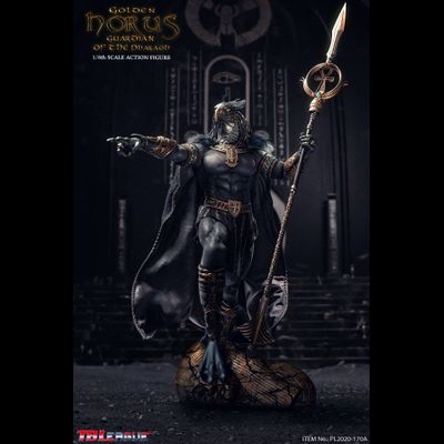 Гор в золотом - Коллекционная ФИГУРКА 1/6 scale Action Figure King and Vengeful God Horus Gold Edition (PL2020-170A) - TBLeague
