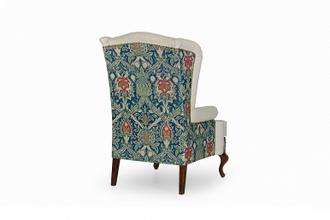 Английское кресло с ушами принт