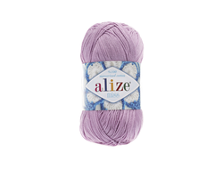 Пряжа купить недорого. Miss Alize   100% мерсеризованный хлопок. 50 г, 280 м. цвет Сирень 474