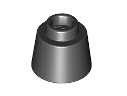 Cone 1 1/6 x 1 1/6 x 2/3 Fez, Black (85975 / 4619597 / 6203937)