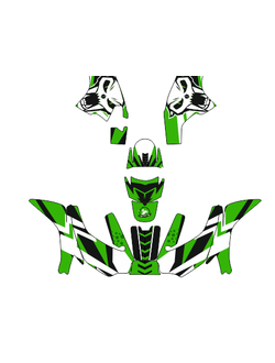 Наклейки на квадроцикл Kawasaki Brute Force 2006 - 2019 #649