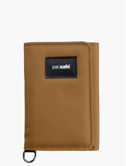 Кошелек Pacsafe RFID Blocking Trifold Wallet Tan в магазине Bagcom