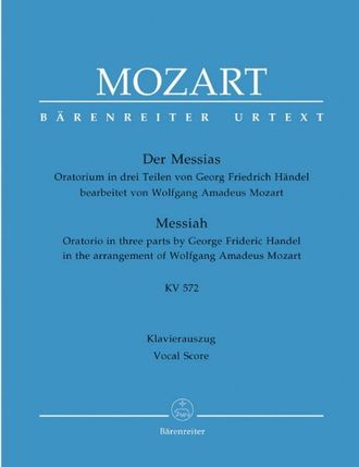 Händel. Der Messias Klavierauszug Mozart, W.A. bearb.