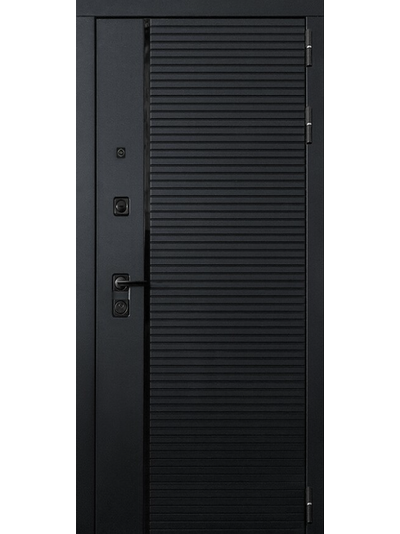 Входная Дверь Piano QUEST-STEEL с панелью Piano Белый ясень