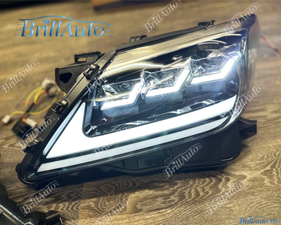 Фары Lexus LX 570 12-15 LED 3 линзы светодиодные