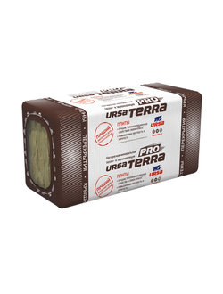 Теплоизоляция Урса Терра Ursa Terra 34 PN Шумозащита 1000х610х100 мм 5 плит в упаковке