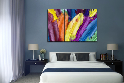 Модульная картина "Перья"