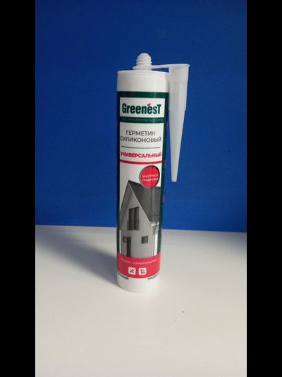 040-GREENesT герметик силиконовый универсальный Прозр, 260 мл Артикул 00000226