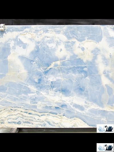 Керамогранит FMAX Sea Blue glossy 90x180 см голубой лазурь