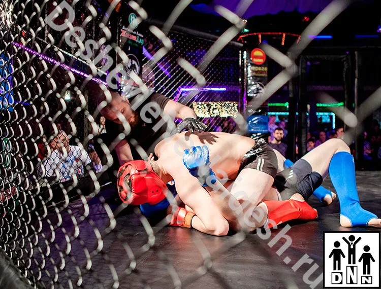 Октагон. турнир Grad-5. Бои без правил Восьмиугольник 6