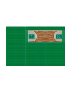 ИГРОВОЕ ПОЛЕ -24 ДЛЯ СТОЛА ЛЕГО-33 (750Х500ММ)