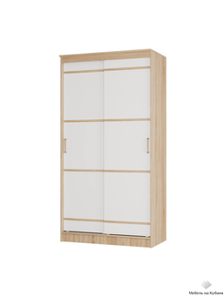 Сакура 1,14 шкаф-купе Сонома/Белый