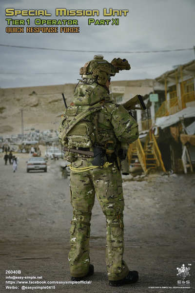 БОЕЦ СИЛ СПЕЦИАЛЬНЫХ ОПЕРАЦИЙ США - Коллекционная ФИГУРКА 1/6 scale SMU Tier 1 Operator Part XI Quick Response Force (26040B) - Easy&Simple
