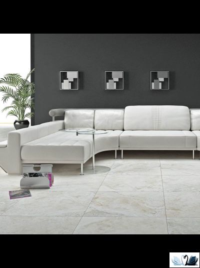 Керамогранит Eurotile Padma Beige 60x60 см матовый под мрамор Crema Marfil