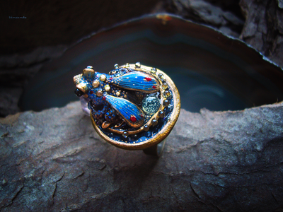 "Ночной Светлячок Кваказура. Вавилонские сказки", волшебное кольцо с лягушкой и опалом