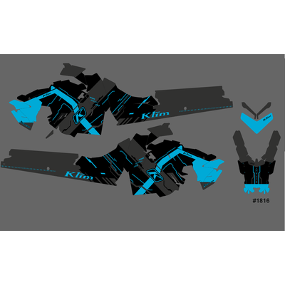 Наклейки на снегоход Polaris Axys 2016 2017 2018 2019 2020 #1816