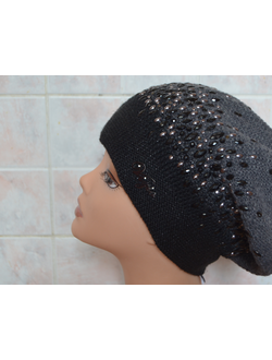 Стильный женский берет вязаный из коллекции стильных итальянских беретов для женщин зима 2017