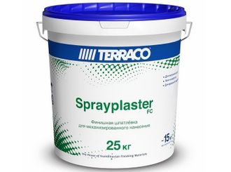 Terraco Sprayplaster FC финишная шпатлевка для механизированного нанесения 25кг.