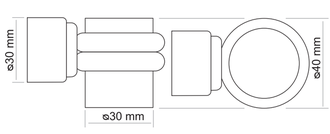 Стопор магнитный MORELLI MDS-4 PC Цвет-Полированный хром