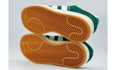 Зимние кроссовки Adidas Campus 00s Green White With Fur