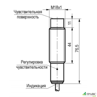 Емкостный датчик CSN E41P5-025-10-L резьбовой