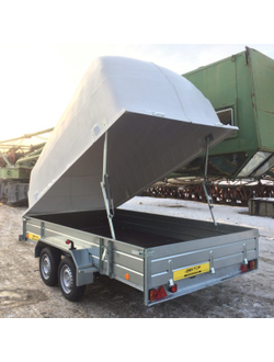 Прицеп ЛАВ-81013A с пластиковой крышкой