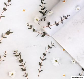 Бумага упаковочная «Цветы» 70 x 100 см
