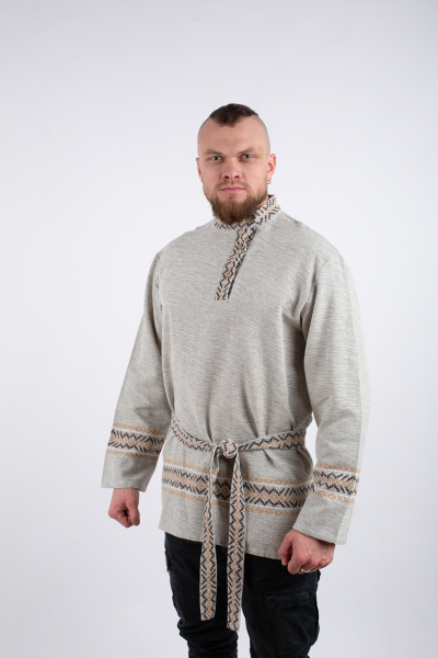 Косоворотка "Сила Духа" ручное ткачество