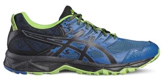 Кроссовки ASICS GEL-SONOMA 3 голубой/черный/зеленый  T724N-4990  (Размер:  10,5)