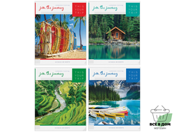 Тетрадь 48л., А5, клетка ArtSpace "Природа. Радость путешествий", суперэконом(10!) цена за шт.СЕРАЯ