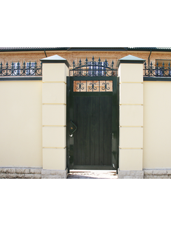 Уличные калитки doorhan из сэндвич панелей