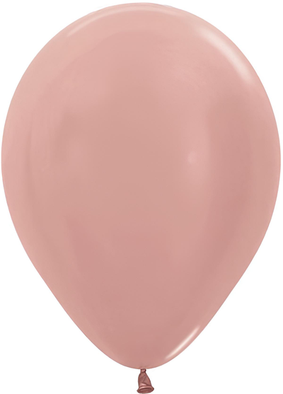 Розовое золото металлик 30см