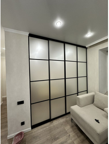 перегородка матовое стекло