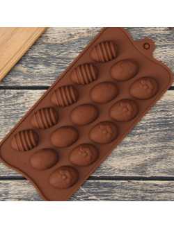 Силиконовая форма для муссовых десертов 17,5*16,5см, 4 ячейки купить в Калининграде