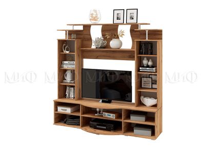 Виста Стенка белый дуб крафт Ш1850хВ1800хГ560 мм