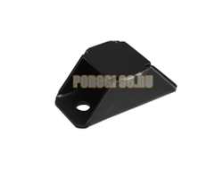 Силовые пороги на УАЗ Хантер 2003-, крепление к раме, накладки из рифлёного алюминия, универсальные (под стандартный и лифтованный кузов) (05.350.10)