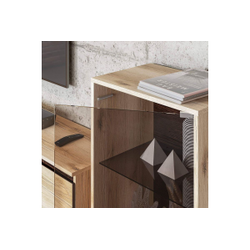 "Берген" Тумба со стеклом