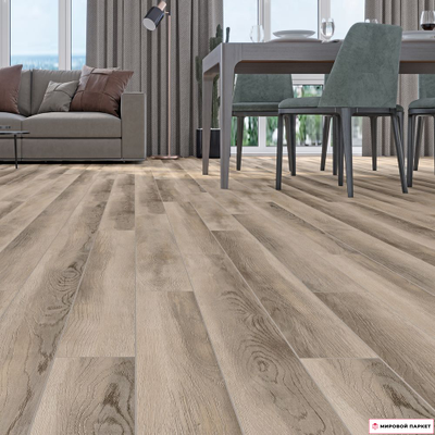 Ламинат Kronostar Ecologik Дуб Лунный D1815 32 класс толщина 8 мм с фаской 2.131 м2