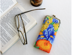 Очечник "Вспышка" Набор для вязания крючком с бисером от Ирины Рудевич