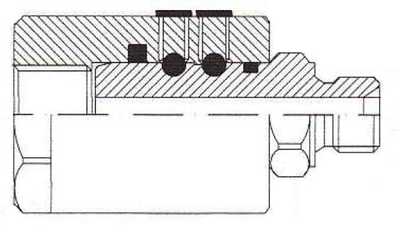 Поворотное соединение BSP 1/2" ш-г