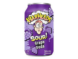 Газированный напиток WarHeads Grape Sour Soda 355мл