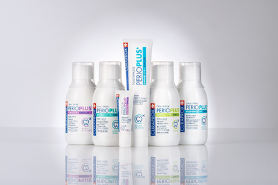 Жидкость-ополаскиватель Perio Plus+ Protect с содержанием хлоргексидина 0,12%, Curaprox, 200 мл.