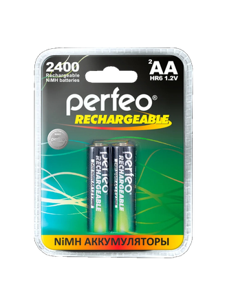 Аккумулятор Perfeo AA, 2400mAh