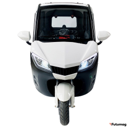 Трицикл GreenCamel Шторм (60V 2200W) кабина, понижающая белый