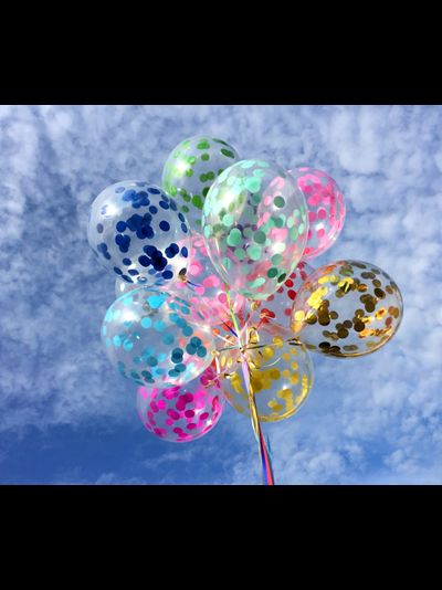 Шар 33 с конфетти