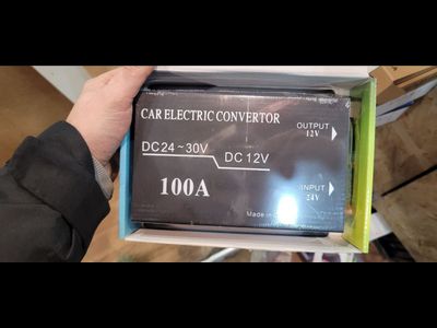Автомобильный Инвертор (преобразователь напряжения) 24V на 12V 100A
