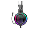 Игровой комплект Marvo MH01 BK наушники с микрофоном и игровая мышь, с подсветкой, проводные, черные