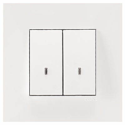 Рамка 1 пост матовая белая - Quadro 45 - Efapel 45910 TBM