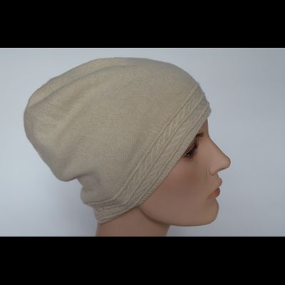 Кашемировая шапка Loro Piana Италия Vizio 7017 бежевая