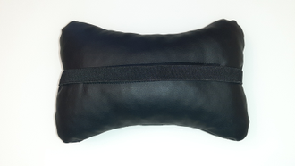 Автомобильная подушка для шеи строчка ромб (черная строчка)
